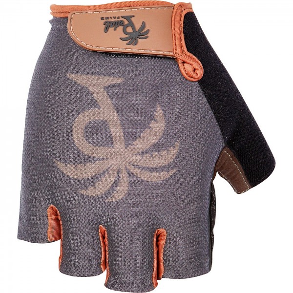 Pedal Palms Short Finger Glove Palmer, Size Xs, Grey-Brown - 1