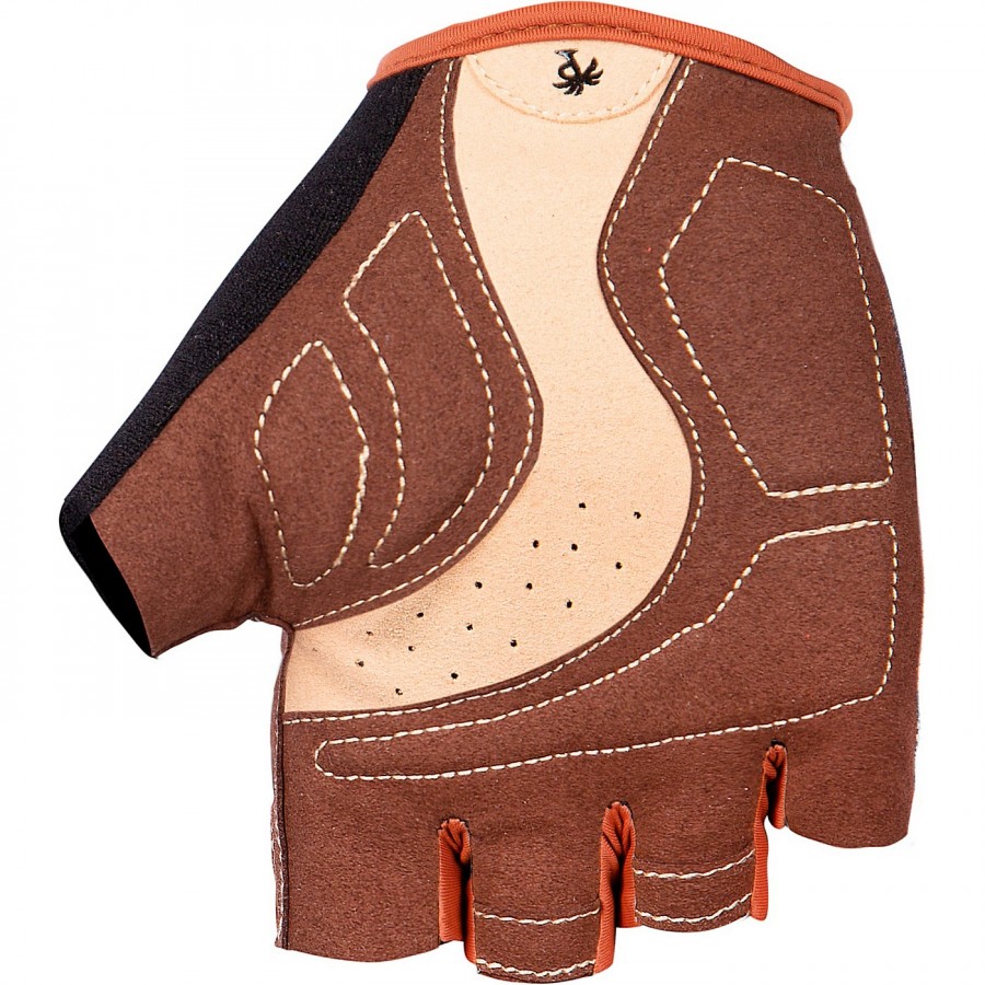 Pedal Palms Gants à doigts courts Palmer, taille Xs, gris-marron - 2