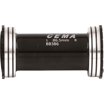 Bb386 For Shimano W: 86,5 X Id: 46 Mm Stainless Steel - Black, Interlock - 2