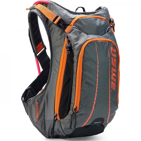 Mochila Airbone 15 15 Litros Gris-Naranja - 1