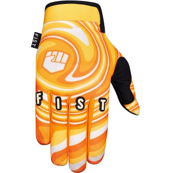 Fist Glove 70'S Swirl M, Orange-Black - 1