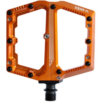 Ambit Enduro Flat Pedal Large, Kronenstifte Orange - 1