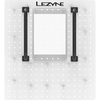 Lezyne Grand Universal Slat Wall Pop incluye estuche para póster, 2 barras de visualización LED y colgadores de 24 x 150 mm - 2