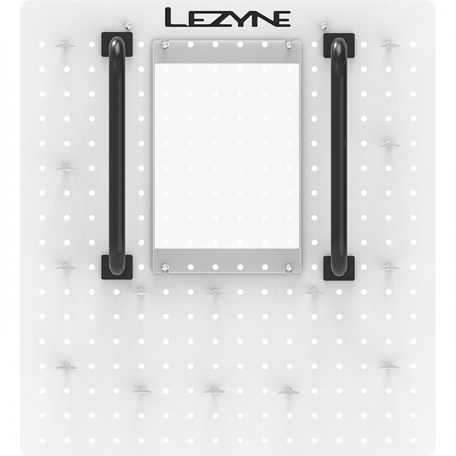 Lezyne Grand Universal Slat Wall Pop include custodia per poster, 2 barre espositive a LED e 24 ganci da 150 mm - 2 - Altro - 47