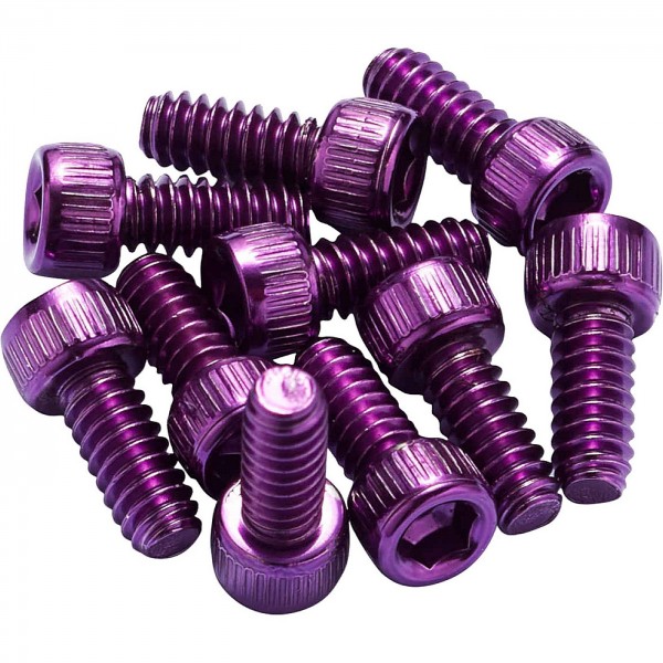 Goupilles de pédale inversées en acier Us, moyennes 11 mm pour Escape Pro+ Black One (violet) 10 pcs. - 1