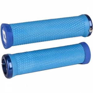 Odi Mtb Grips Elite Motion Lock On 2.1 bleu clair, pinces bleues 130 mm - 1