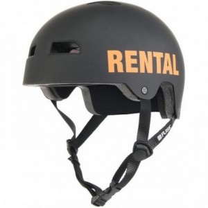 Fuse Alpha-Rental Icon Helmet, Size M-L Black-Orange - 1
