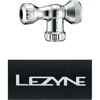 Lezyne Co2-Pumpenkopf-Steuerantrieb CNC, Silber - 1