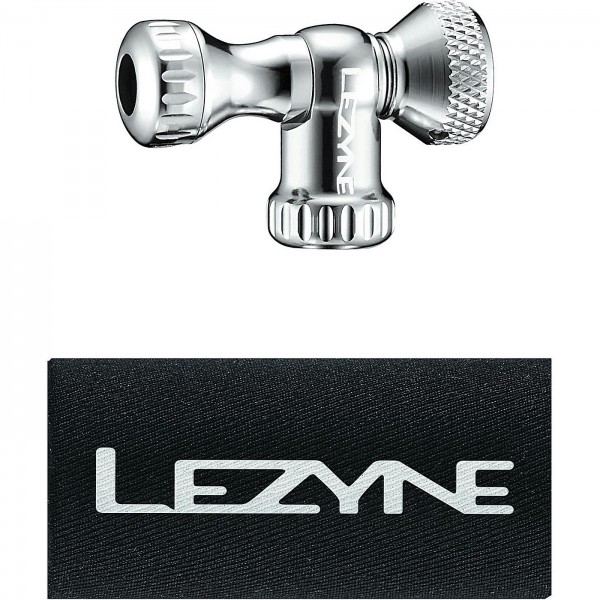 Lezyne Co2 Pompa Testa Controllo Drive Cnc, Argento - 1 - Bombolette e dosatori co2 - 4712805987726