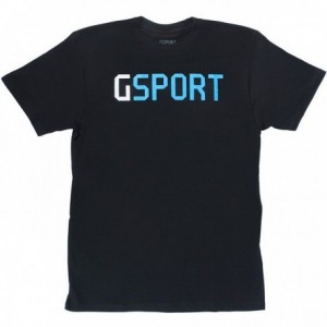 Gsport T-Shirt Logo de la Marque Noir, S - 1