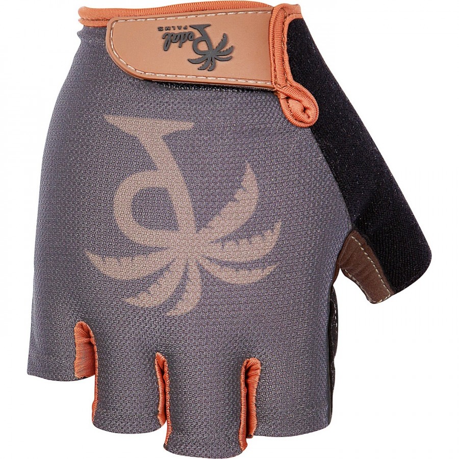 Pedal Palms Short Finger Glove Palmer, Size Xxs, Grey-Brown - 1