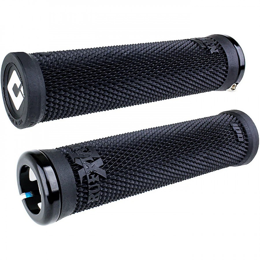 Odi Grips Ruffian Xl V2.1 Lock-On Nero Con Morsetti Neri 135Mm - 1 - Manopole - 0711484194900