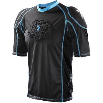 7Idp T-Shirt Flex Body Protector Size: L, Black-Blue - 1