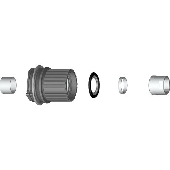 Jeu de roues libres Mahle X20 Shimano Microspline, aluminium avec écrous - 1