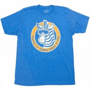Camiseta Cebra Azul Marino, Xl - 1
