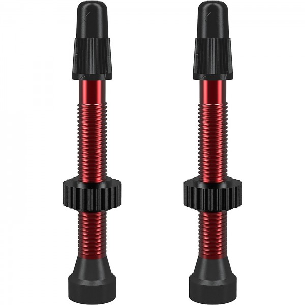 Tcs Al Red Presta Valve 46Mm 2Pcs - 1