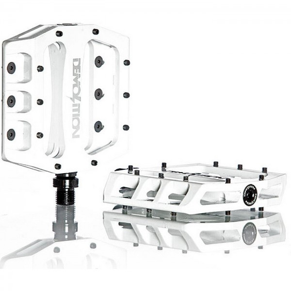 Pedals, Demolition Trooper 9/16", White, Cnc Alu - 1