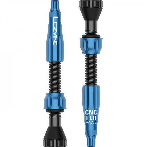 Lezyne Tubeless Valve Cnc 44Mm Blue - 1