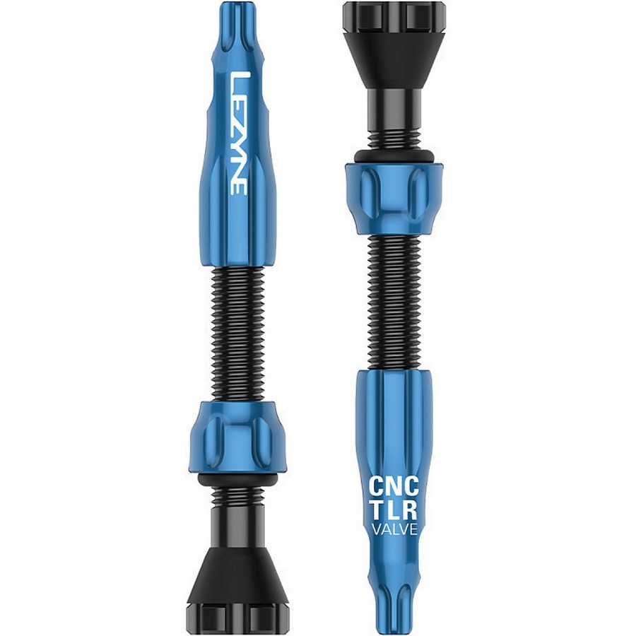 Lezyne Tubeless-Ventil Cnc 44 mm blau - 1