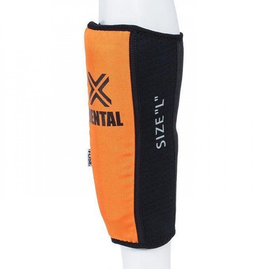 Espinillera Fuse Alpha-Rental, Talla Xl Negro-Naranja - 2