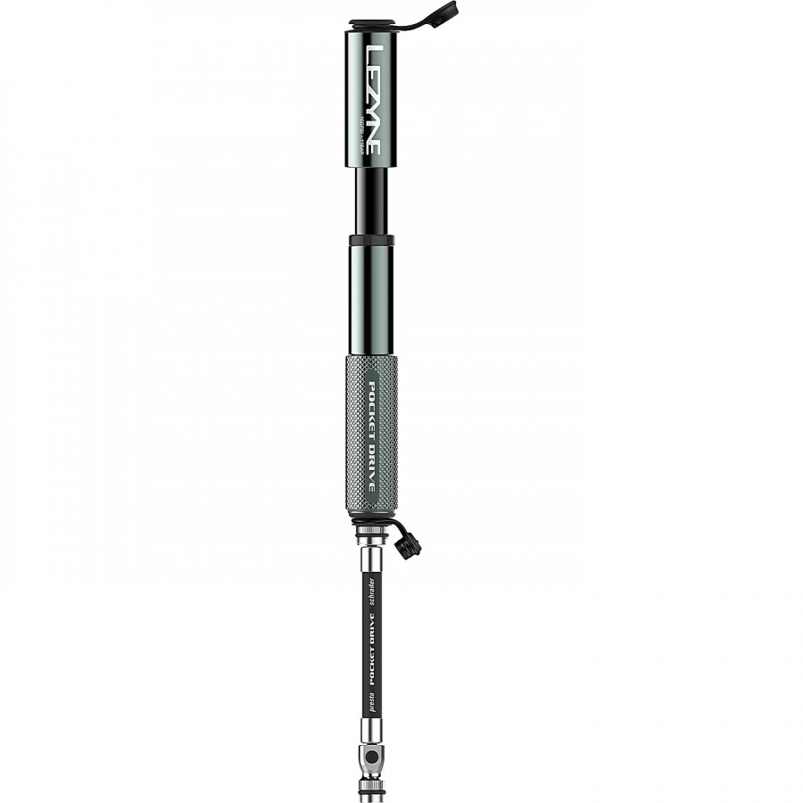 Lezyne Hand Pump Cnc Pocket Drive Grey 160Psi, 14,0Cm - 2