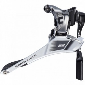 Front Derailleur Force22 Yaw Braze-On With Chain Spotter - 1
