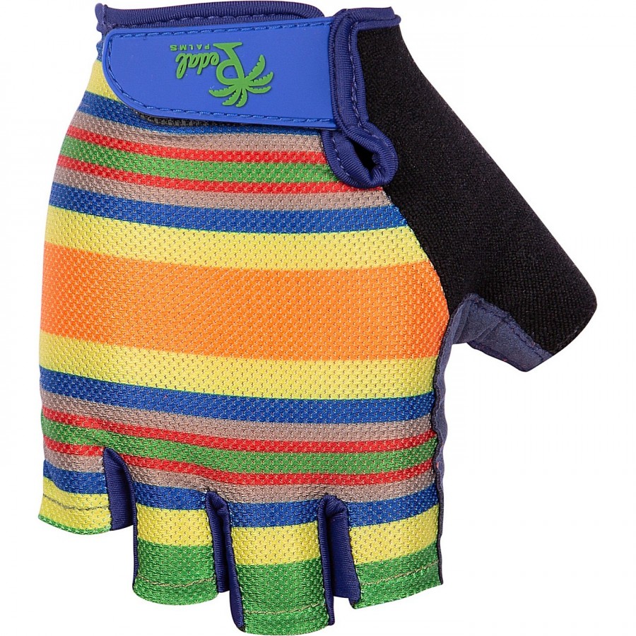 Pedal Palms Short Finger Glove Sun Lounge, Size Xxs, Colorful Striped - 1