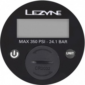 Manomètre de rechange Lezyne 2,5, 350 psi pour toutes les pompes à pied - 1