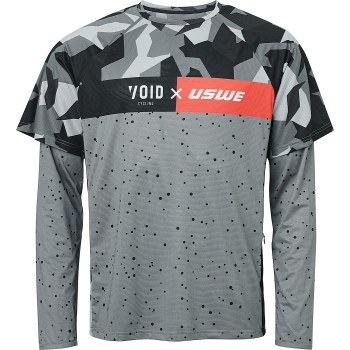 Uswe Swede Co-Lab Mtb Jersey Longsleeve, Größe: XXL Schwarz-Weiß - 1