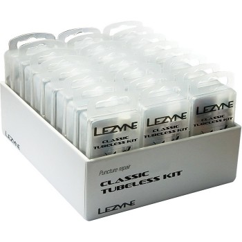 Caja de kit Lezyne Classic Tubeless, plateada, 24 piezas - 1