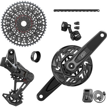 Sram Kit X0 Axs Eagle Transmission E-Mtb Brose 160mm manivelles, 36T, 10-52T, avec chargeur, batterie et chaîne - 1