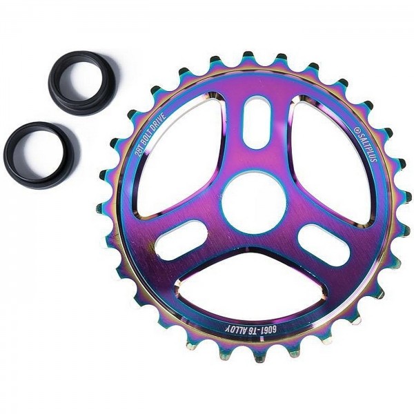 Saltplus chainring Trident 28T, oilslick - 1