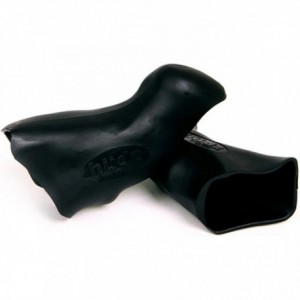 Hüdz brake/shift lever rubber grips black, for Shimano Dura Ace Di2 7970 Medium - 1