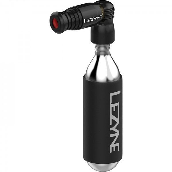 Lezyne Co2 Pompe Déclencheur Vitesse Entraînement Cnc Incl. Cartouche 16G, noire - 1