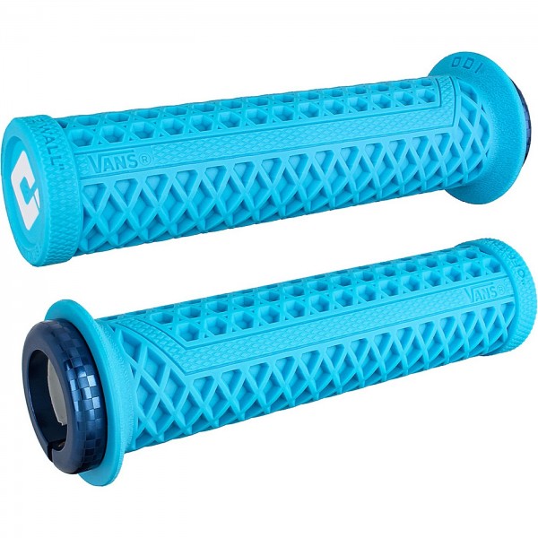 Odi Grips Vans V2.1 Lock-On Bleu Clair Avec Pinces Bleues 135Mm - 1