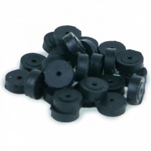 Hi-Tech Cable Donuts - Bolsa de 30 piezas Brujas Negro - 1