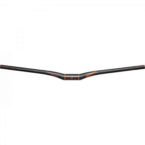 Reverse Handlebar Seismic 810 Carbon Ø35mm/25Mm Matt Black-Orange - 1