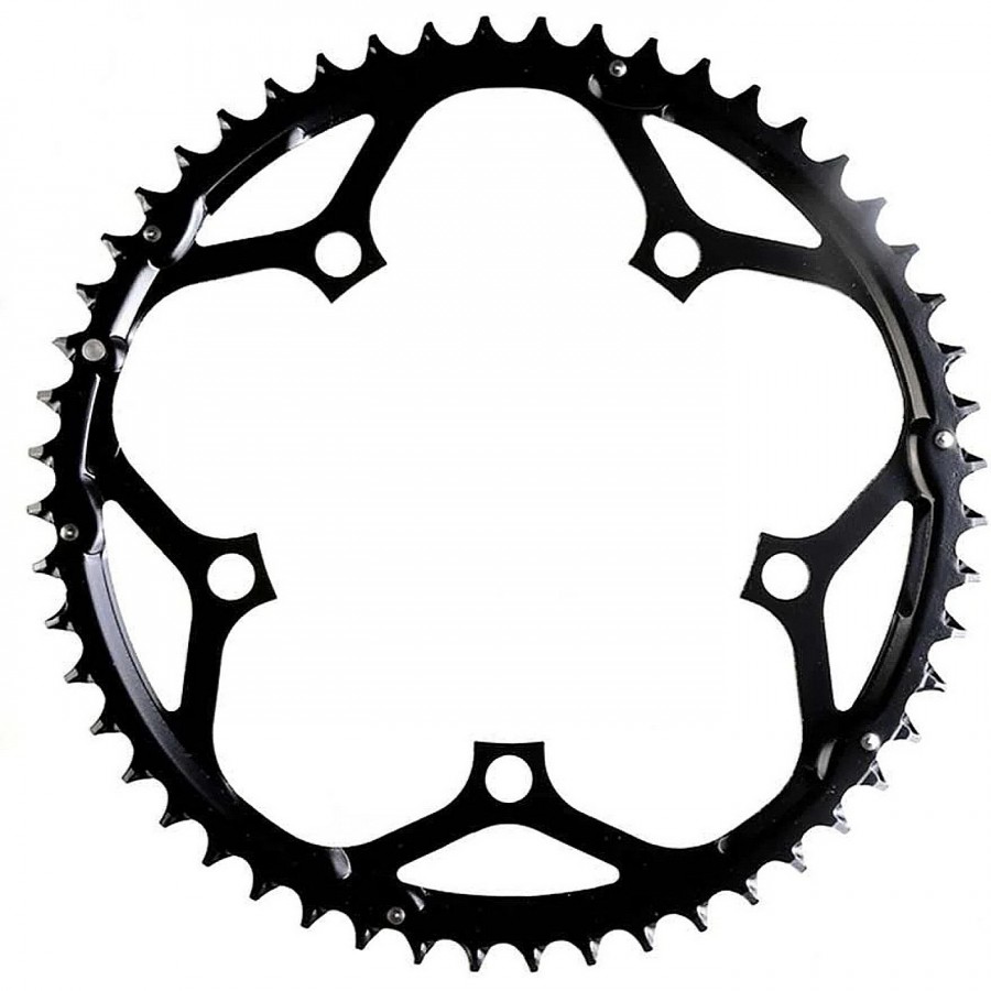 Chain Ring Road 52T 130 Triple V2 Steel Matte Black (52-42-30) - 1