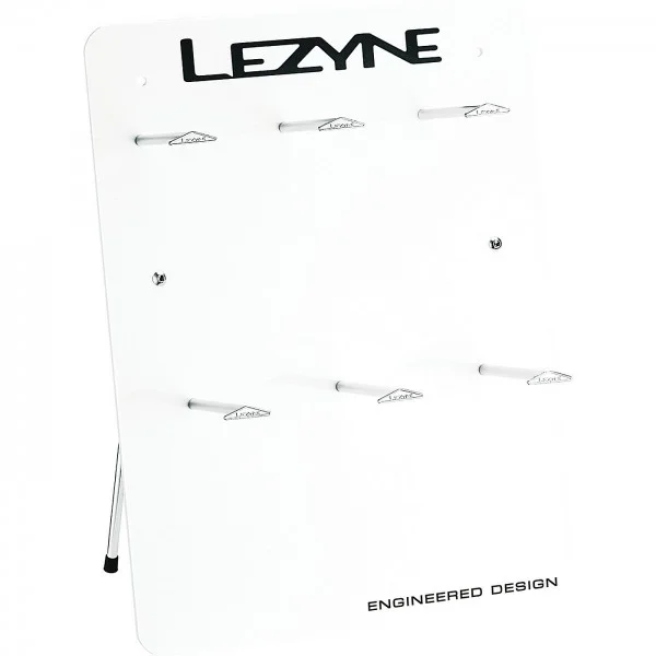 Lezyne Expositor Pop De Mesa O Listones De Pared Pequeño, Universal Para Contener Una Variedad De Productos, No Incl. Perchas 6X