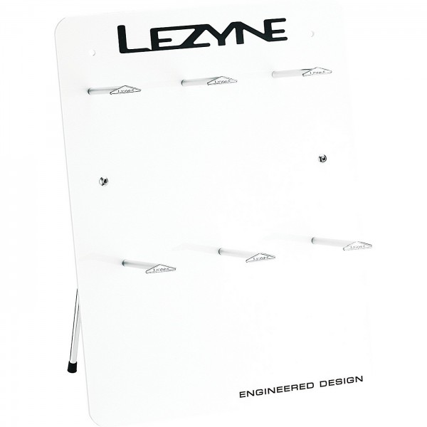 Lezyne Table Top Or Slat Wall Pop Displa Small, Universal To Hold A Variety Of Product, Not Incl. 6X 115Mm Hangers - 1