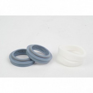 Kit d'essuie-glace anti-poussière pour fourche - 32 mm gris (comprend des essuie-glaces à bride et des anneaux en mousse de 10 m