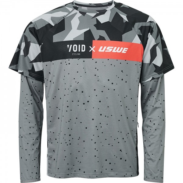 Uswe Swede Co-Lab Mtb Jersey Longsleeve, Größe: Xs Schwarz-Weiß - 1