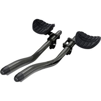 Clip de triatlón Zipp Vuka de aluminio con sujeción alta de 31,8 mm, con extensiones Vuka Alumina Evo 70 de 22,2 mm - 1