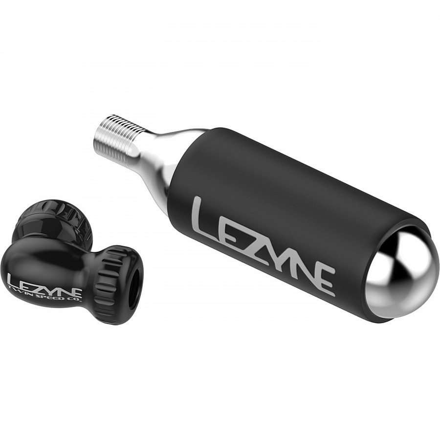 Lezyne Bomba Co2 Twin Speed Drive Cnc 16G Cartucho, Negro - 2