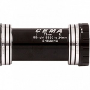Bbright46 For Shimano W: 79 X Id: 46 Mm Stainless Steel - Black, Interlock - 1
