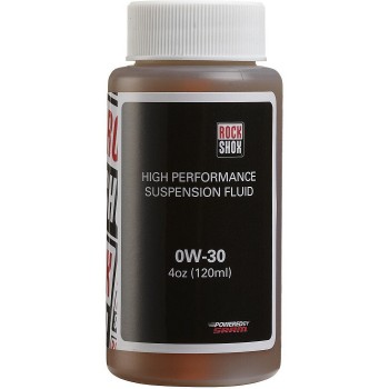 Aceite de suspensión Rockshox, 0W-30, botella de 120 ml - Pike/Revelation 2018+/Lyrik B1/Ya - 1