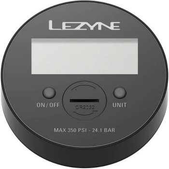 Manómetro digital Lezyne 350 Psi 3,5" Negro - 1