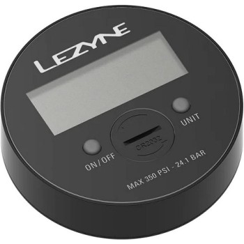 Lezyne 350 Psi Digital Gauge 3.5"  Schwarz - 3