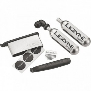 Lezyne Twin Drive Kit Co2 und Lever Kit Combo, Hellgrau - 2
