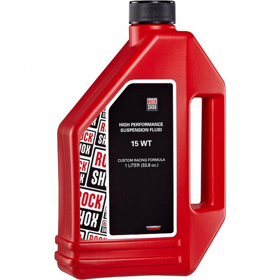 Aceite para suspensión Rockshox, 15 W, botella de 1 litro - Piernas inferiores - 1